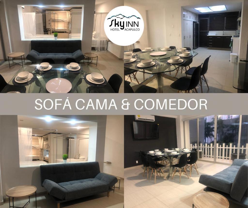 Sky Inn Acapulco Y Condominio Mediterrane Eksteriør billede